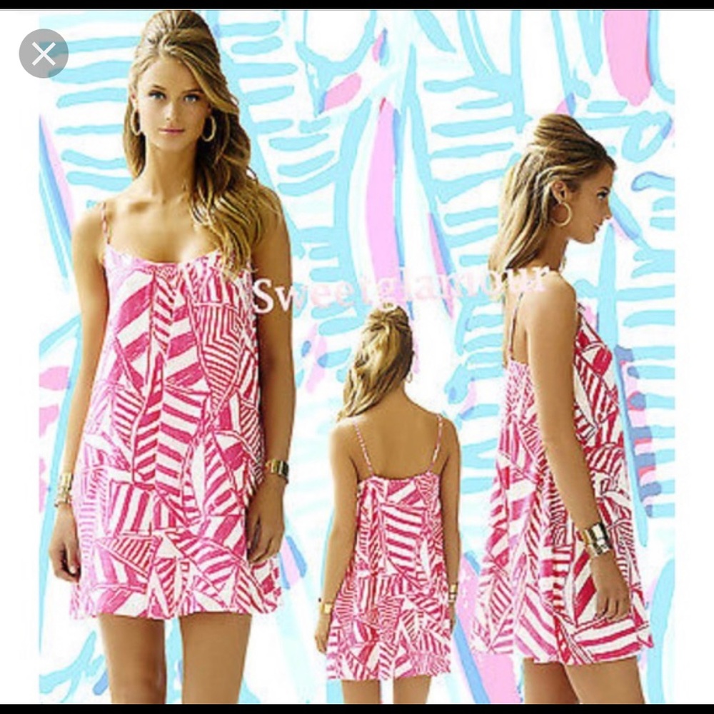 Lilly Pulitzer Sailboat Print Swing Dress